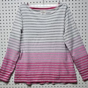 Joules Meriners Grade Top Sz 10 Exc Cond
